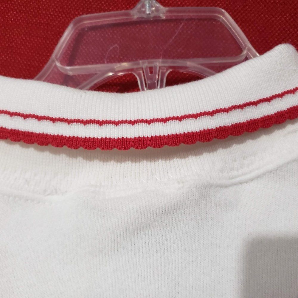 New Vtg Valorie Sockwell Christmas Naughty Or Nice White Sweater 2X USA Made - Picture 9 of 14